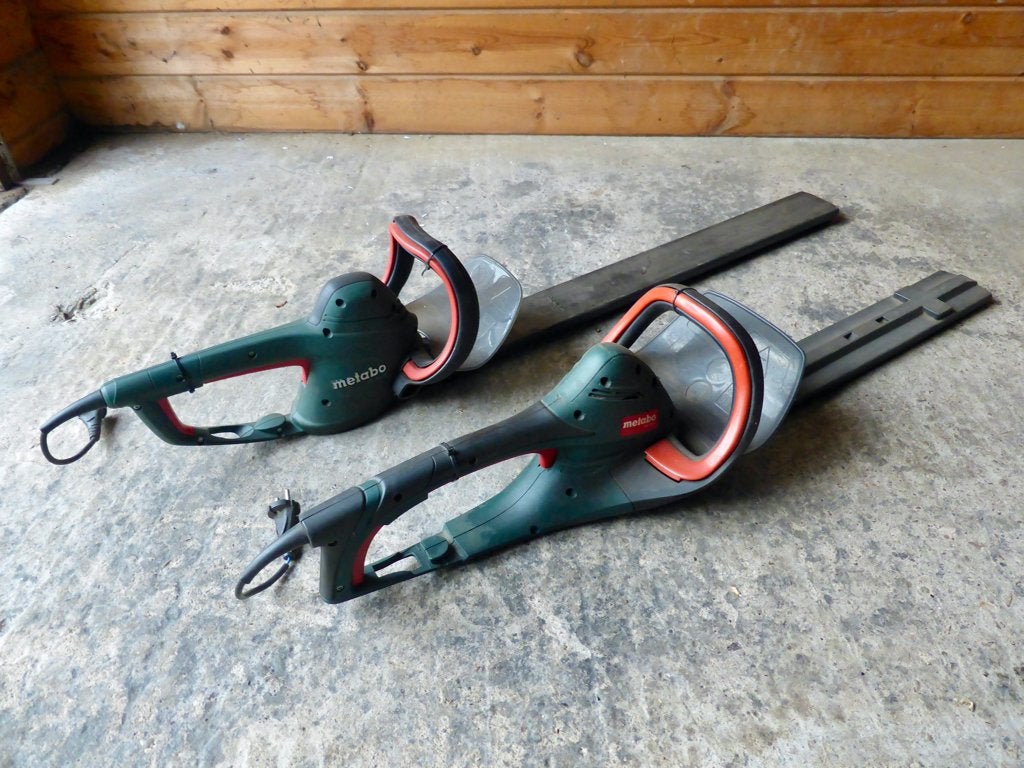 Metabo Heggeschaar, haagschaar (lot 2 stuks), Ophalen of Verzenden, Gebruikt, Elektrisch, Metabo