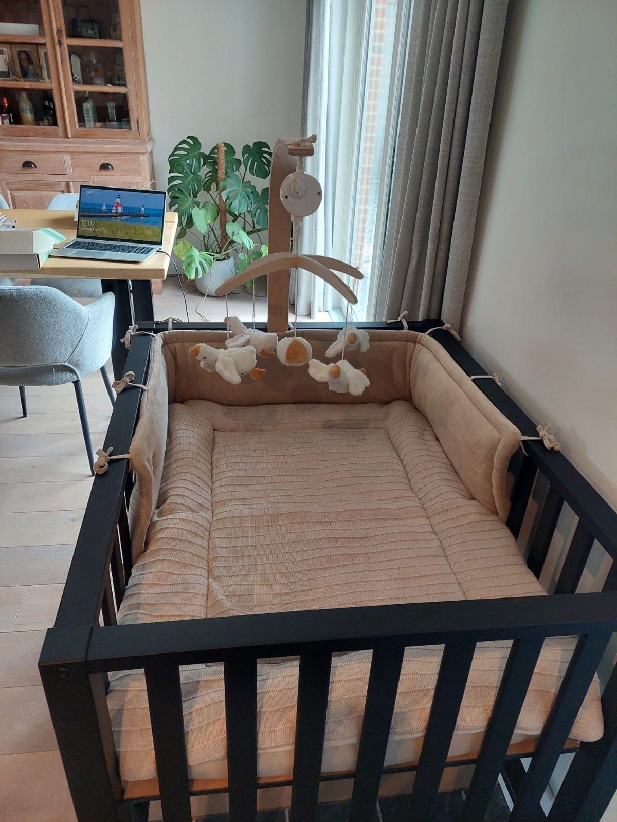 Park Pericles met of zobder bekleding, Kinderen en Baby's, Ophalen, Gebruikt, Rechthoekig, In hoogte verstelbaar