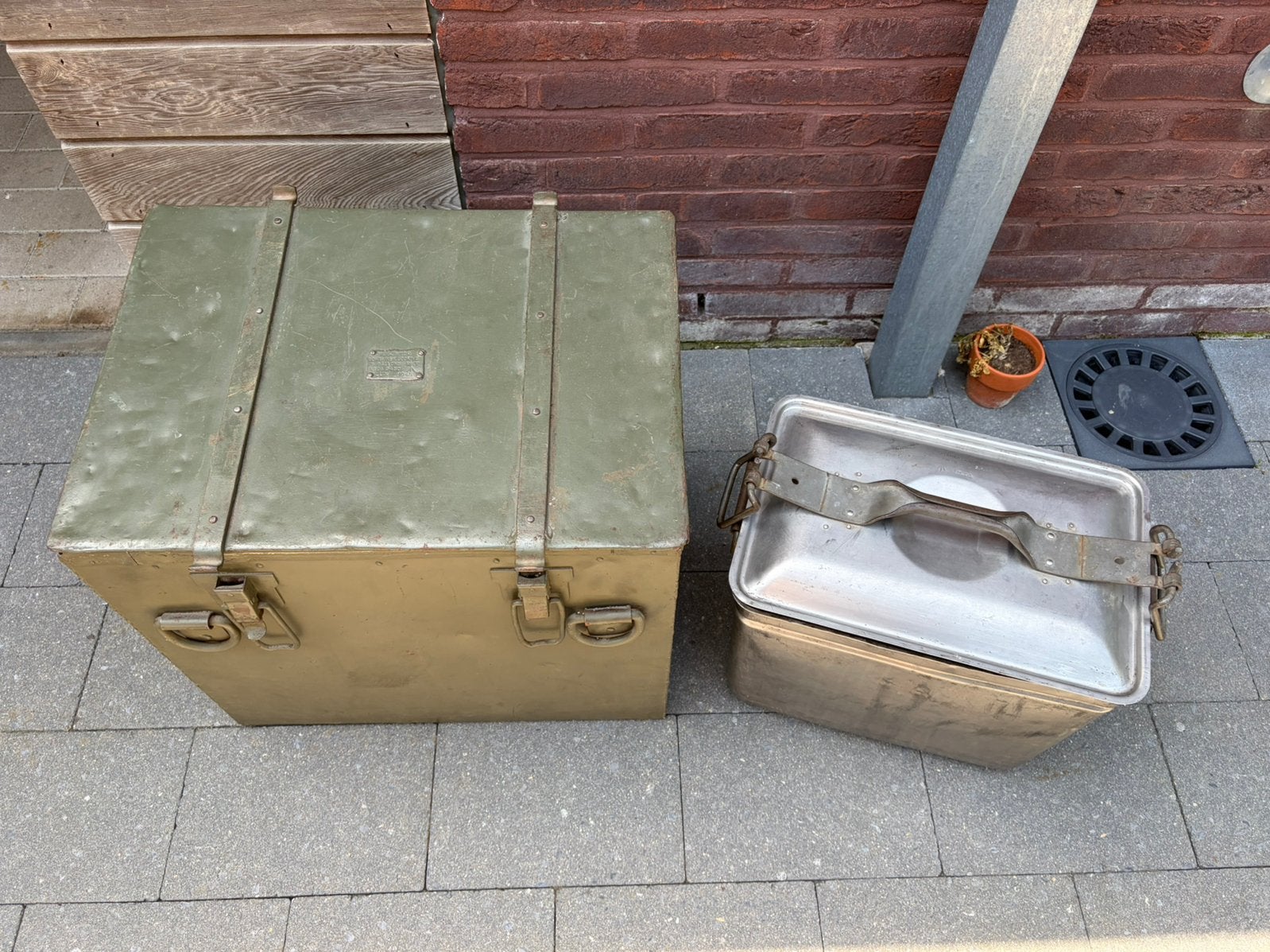 British WW2 Field Kitchen Food Container(complete), Verzamelen, Ophalen