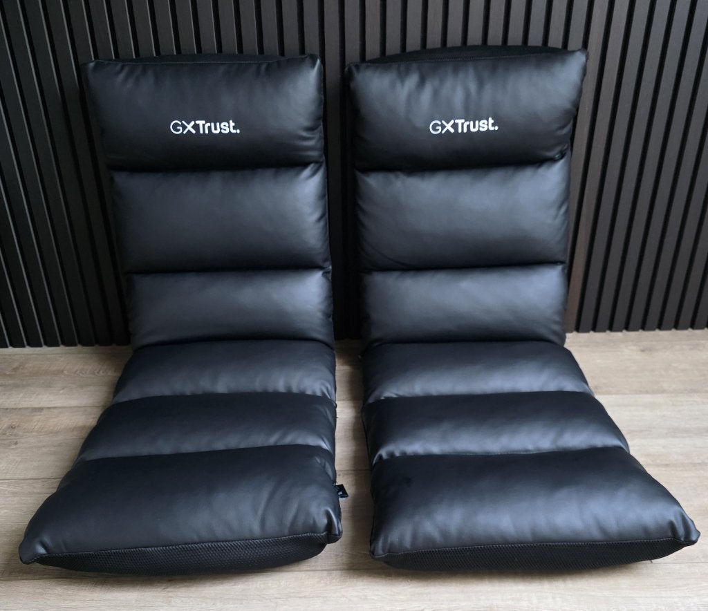 2 TRUST GXT 718 Rayzee gamestoelen, Enlèvement ou Envoi, Comme neuf, Noir, Siège-poire