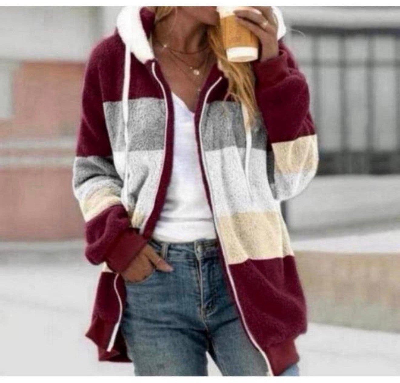 2026 Mode Vrouwen Verdikt warm fleece vest jack dames maat S, Ophalen of Verzenden, Nieuw, Maat 36 (S), Meerkleurig