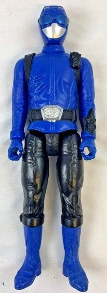 Hasbro Power Rangers Beast Morphers Blue Ranger 30cm Figuur, Verzenden, Zo goed als nieuw