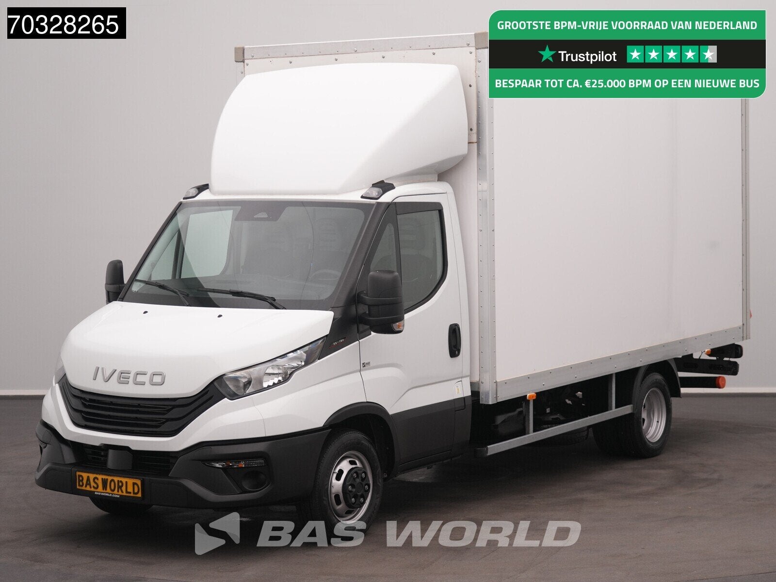 Iveco Daily 35C16 3.0L Laadklep NEW MODEL Dubbellucht 160PK, Auto's, Stof, Gebruikt, Euro 6, 4 cilinders