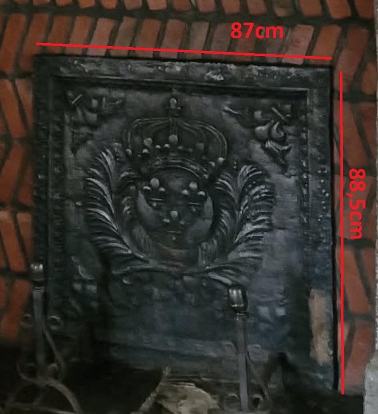 Plaque décorative en fonte, Enlèvement
