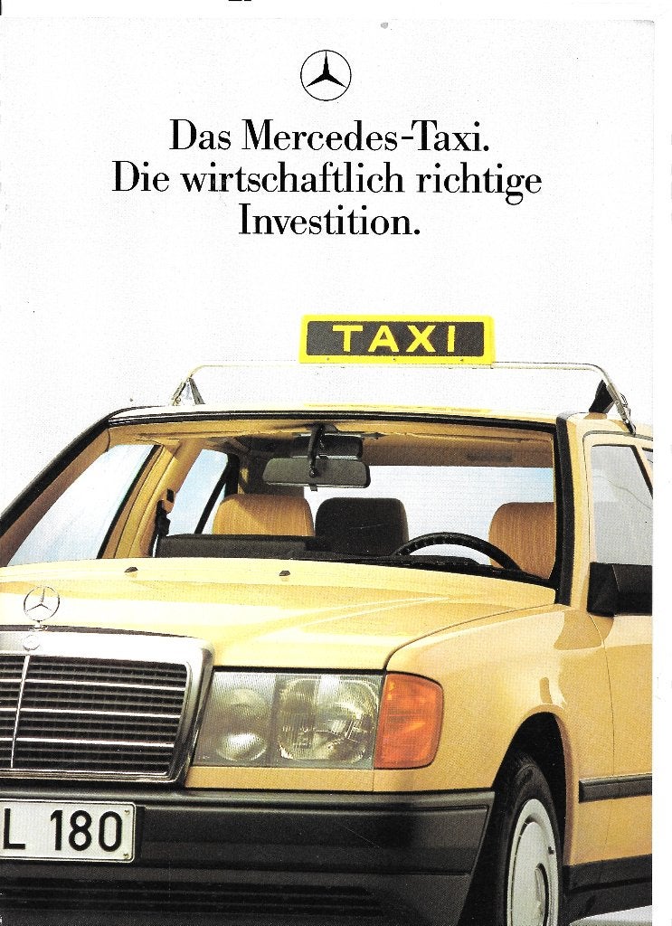 MERCEDES 200 SERIE TAXI,  1986, Enlèvement ou Envoi, Comme neuf, Mercedes