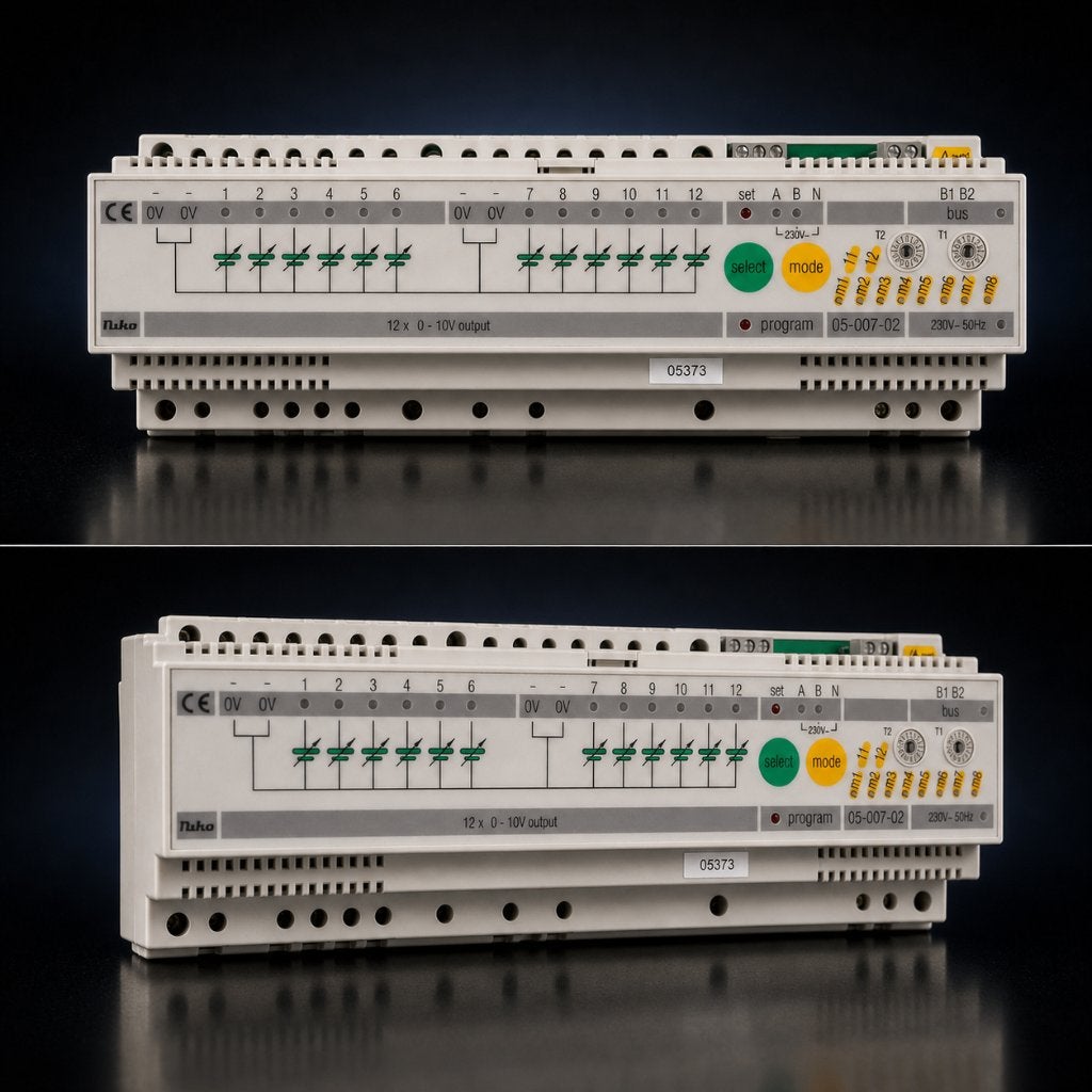 Nikobus 05-007-02 dimcontroller – 12x 0-10V, Hobby en Vrije tijd, Elektronica-componenten, Verzenden, Zo goed als nieuw