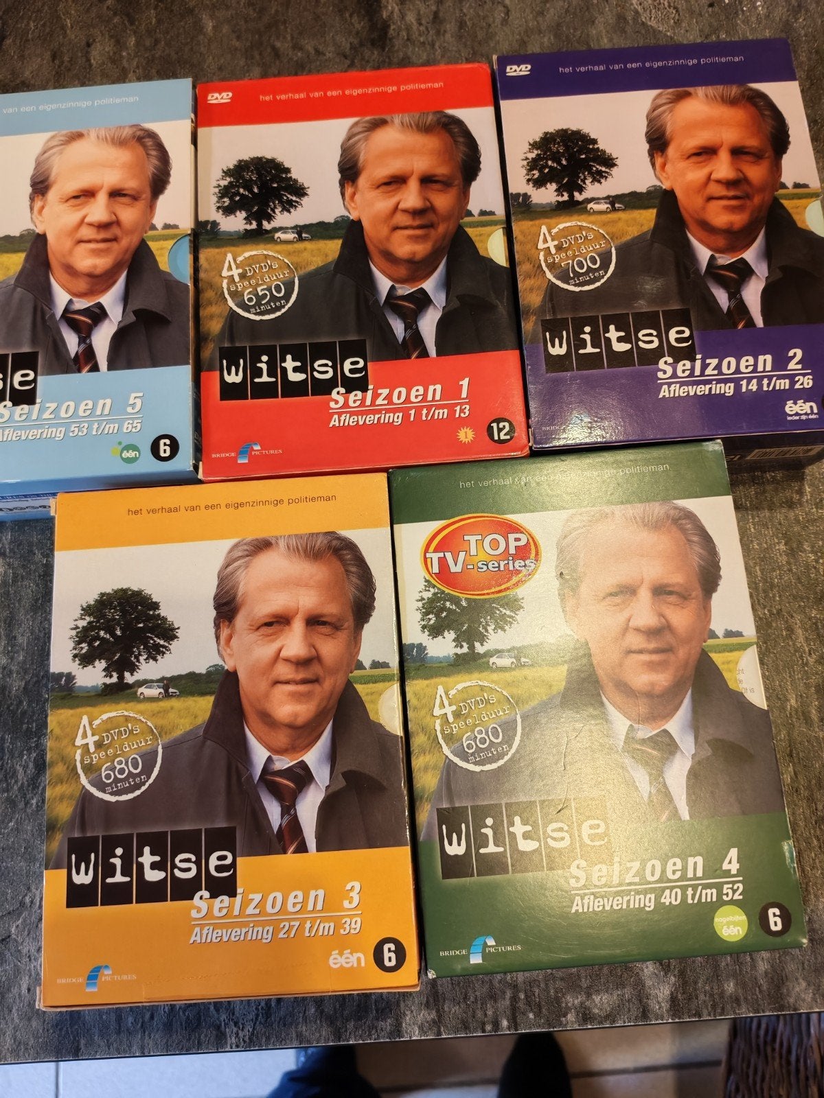 5 boxen van witse, Cd's en Dvd's, Dvd's | Tv en Series, Ophalen of Verzenden, Nederlands, Seizoen 3, Nederlands