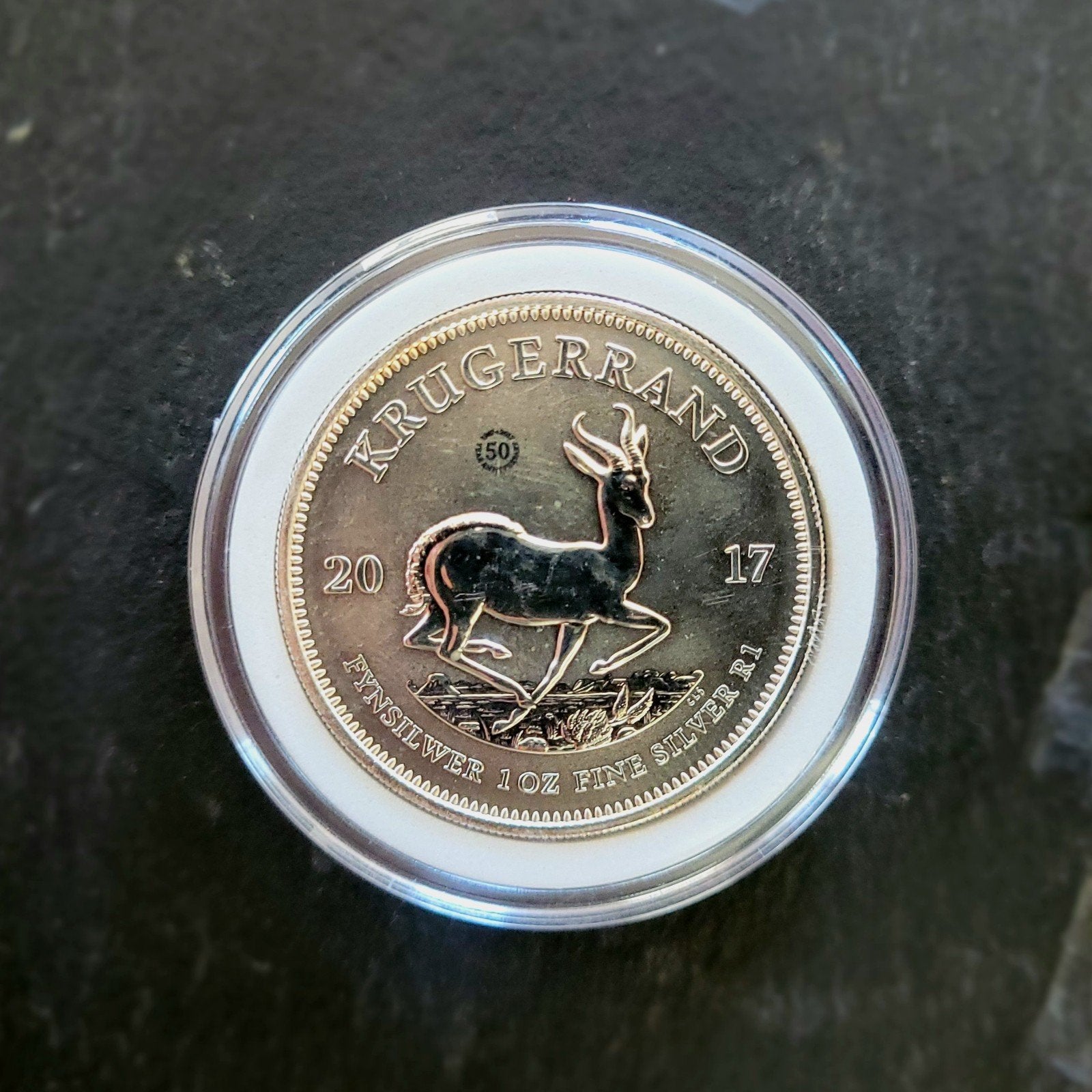 Krugerrand 2017 - 1 Oz./.999 zilver, Ophalen of Verzenden, Zilver