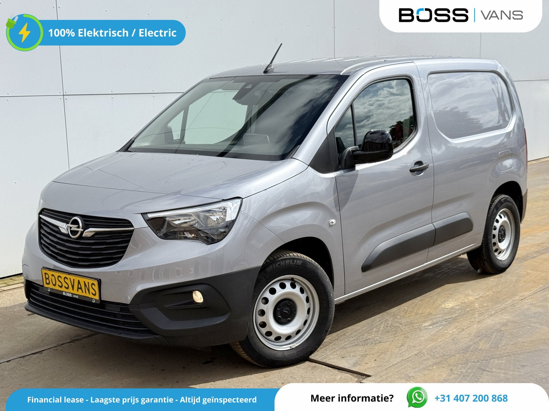 Opel e-Cargo 50kWh 136PK Elektrisch! L1 285KM WLTP Cruise co, Auto's, Stof, Gebruikt, Automatische klimaatregeling, 136 pk