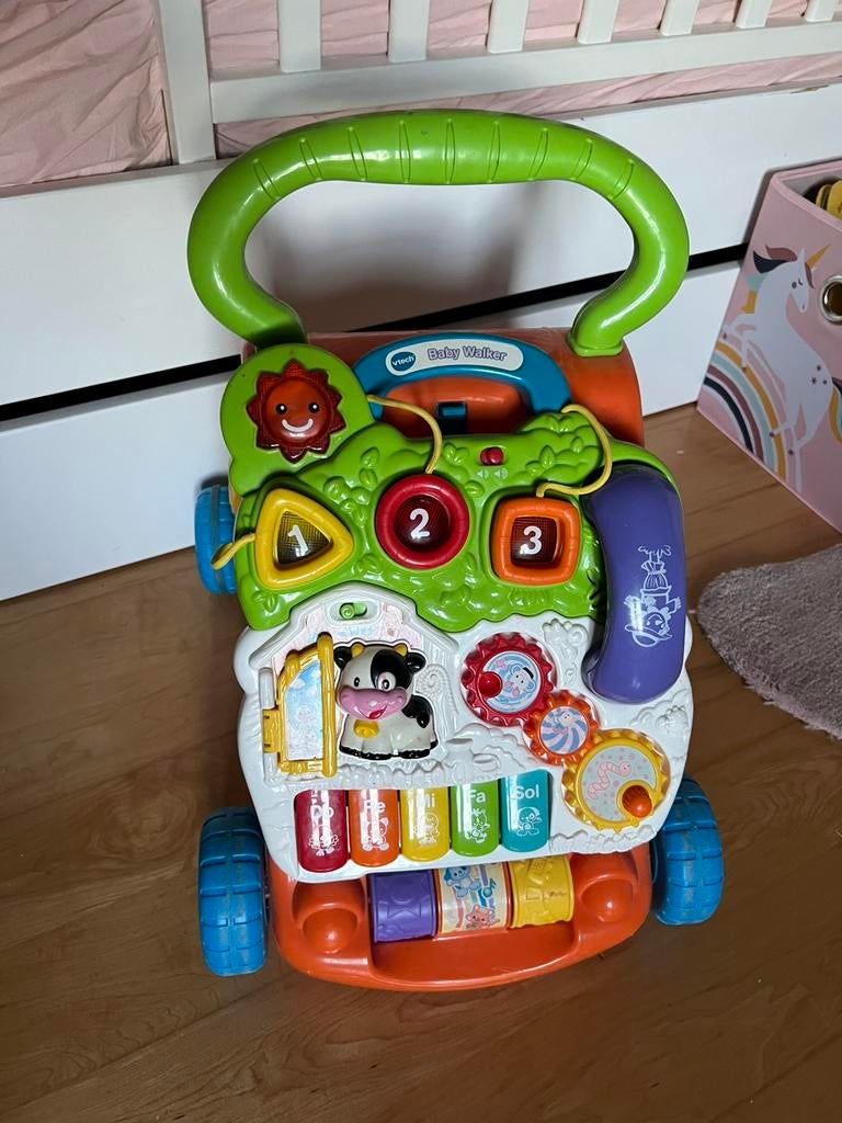 Vtech loopwagentje babywalker, Kinderen en Baby's, Ophalen, Zo goed als nieuw