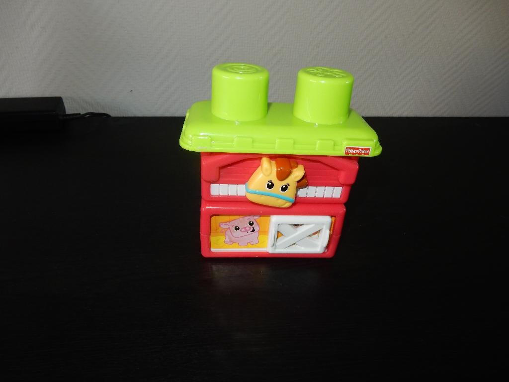 nr.509 - Fisher price stapelblokken boerderij, Kinderen en Baby's, Speelgoed | Fisher-Price, Ophalen of Verzenden, Zo goed als nieuw