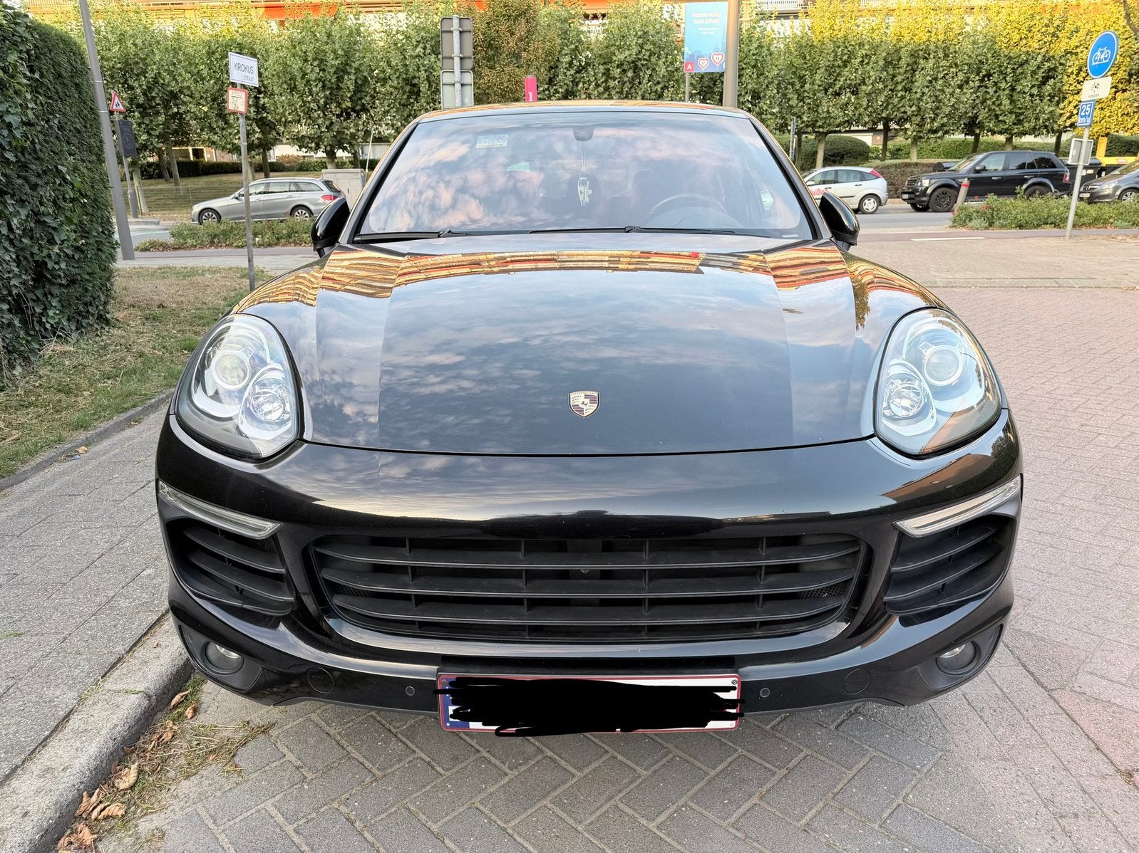 Porsche Cayenne 3.0 S E-Hybrid platinum Edition, Automaat, Cayenne, Zwart, Leder