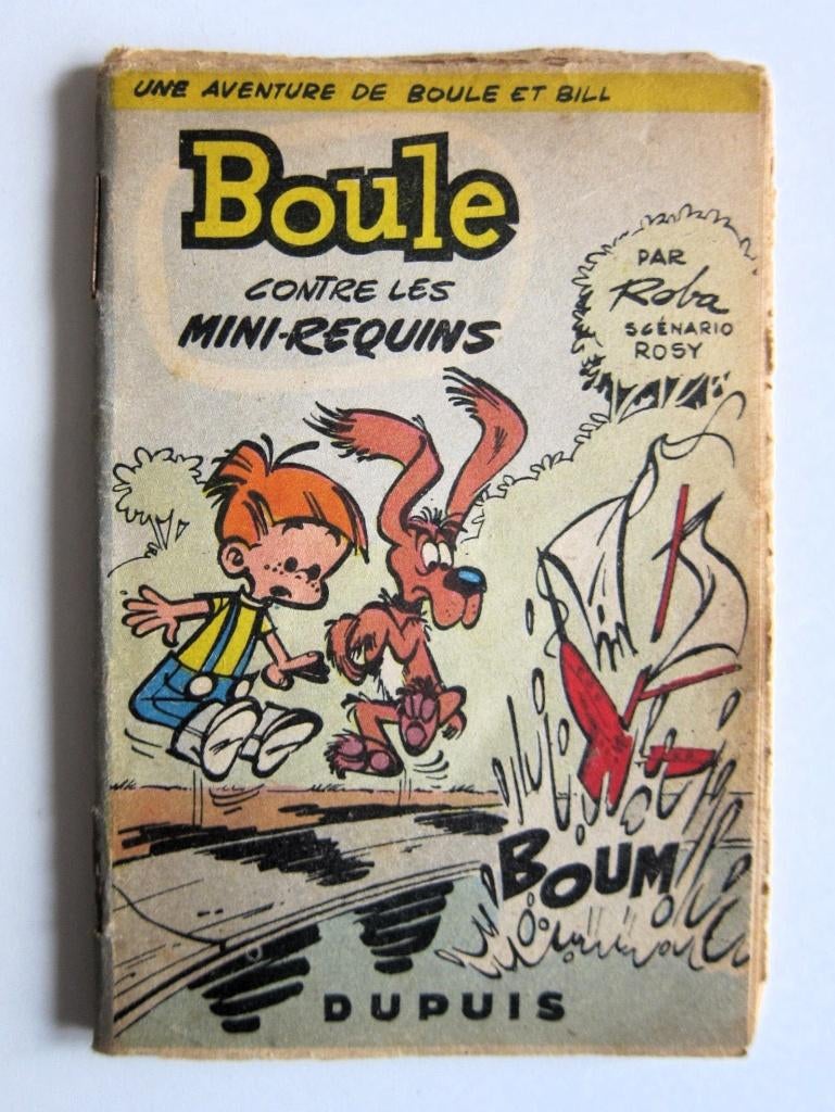 Mini-récit Spirou :Boule contre les mini-requins (Roba 1959), Enlèvement ou Envoi, Une BD, Utilisé, Roba
