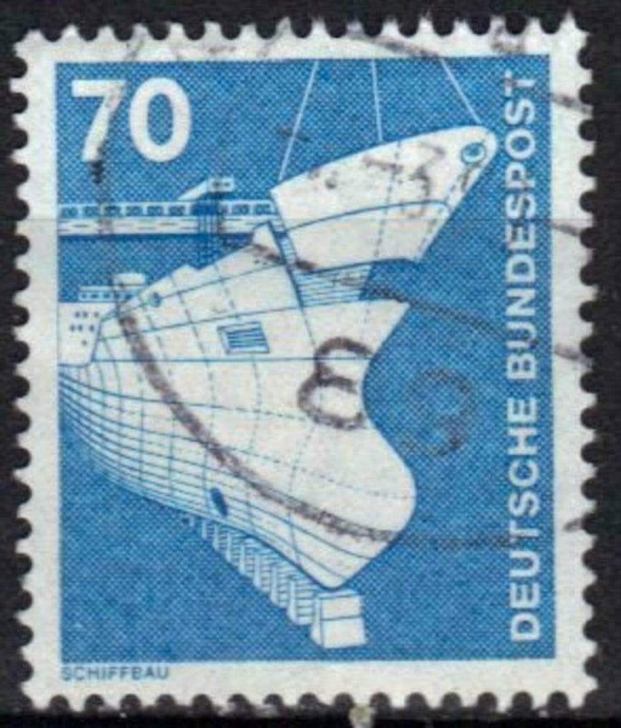 Duitsland Bundespost 1975-1976 - Yvert 701 - Indsutrie (ST), Postzegels en Munten, Postzegels | Europa | Duitsland, Verzenden