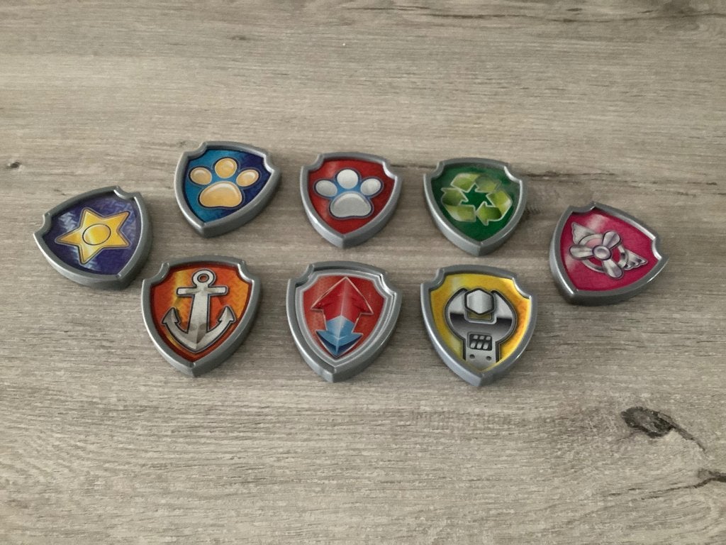 Paw Patrol verschillende plastic schilden, Enlèvement ou Envoi, Comme neuf