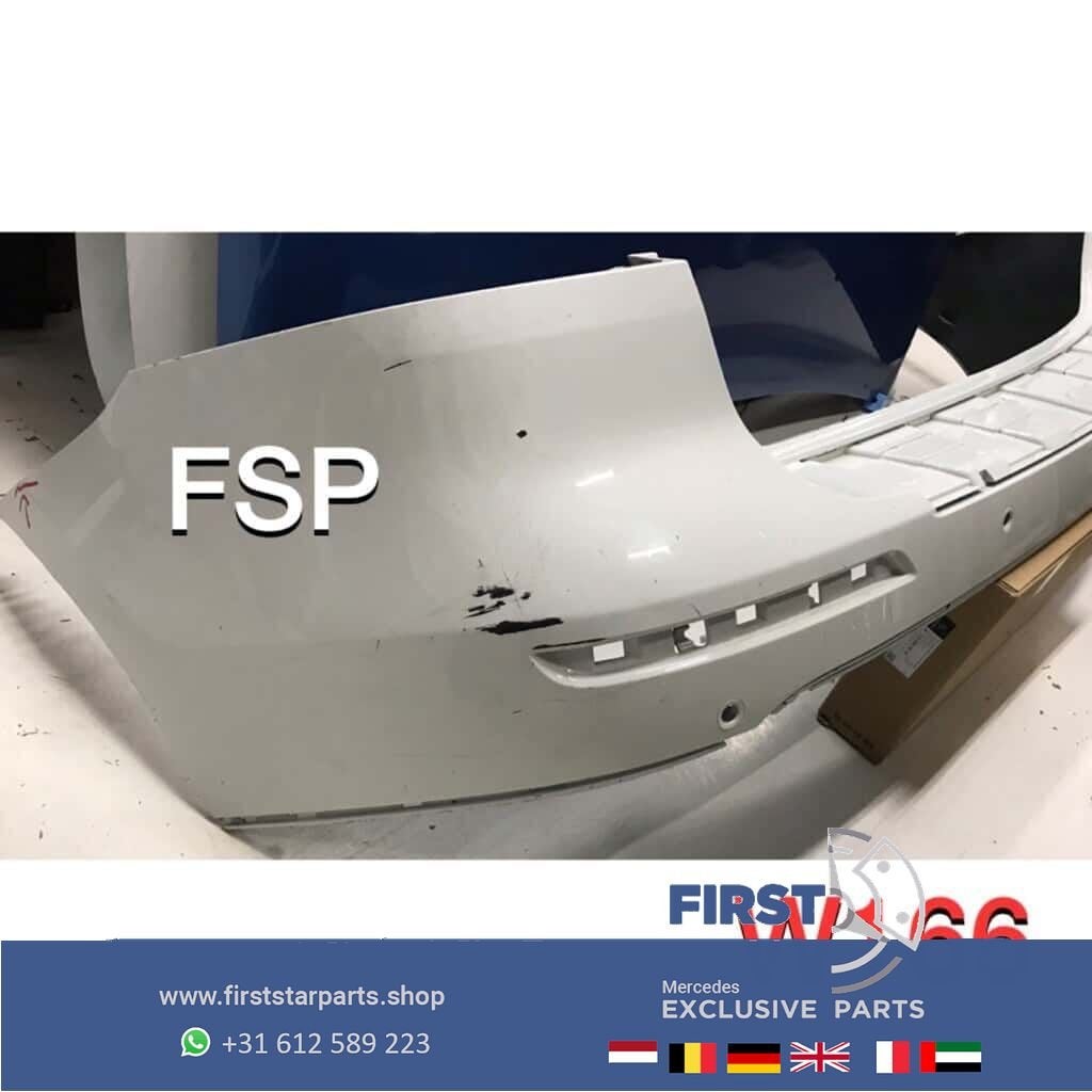 W166 Achterbumper wit Origineel Mercedes 166, Gebruikt, -, Ophalen of Verzenden, Achter