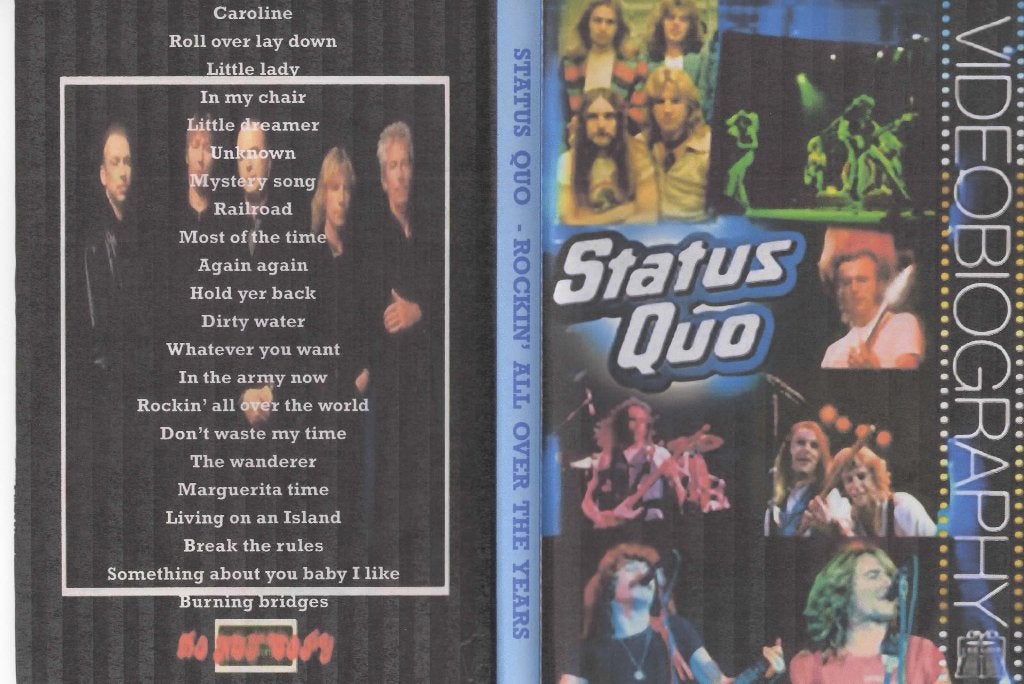 DVDR - STATUS QUO - ROCKIN' ALL OVER THE YEARS, CD & DVD, Envoi, Comme neuf, Concert