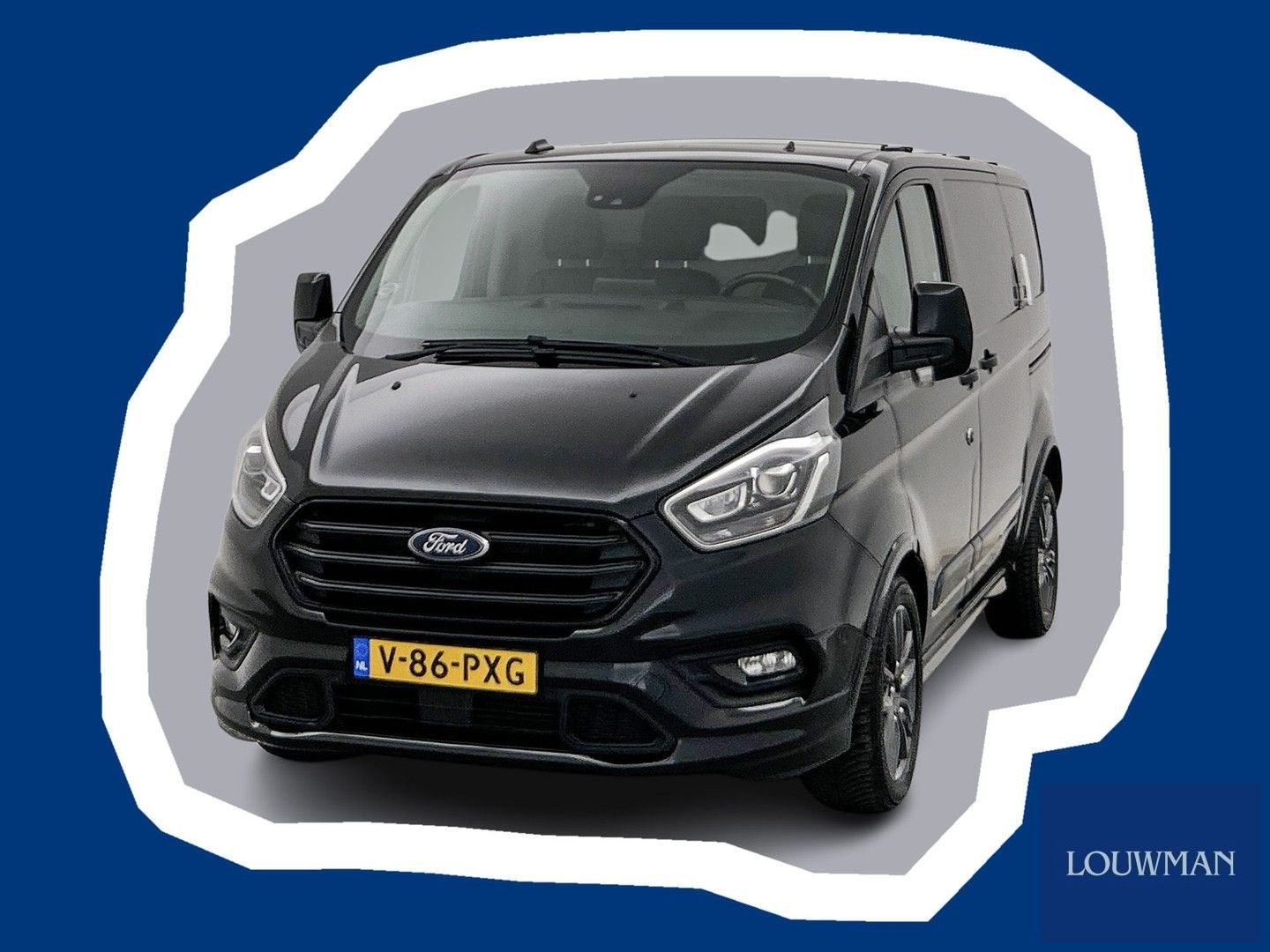 Ford Transit Custom 290 2.0 TDCI 185PK L1H1 Sport Adaptieve, Automaat, Zwart, Bedrijf, Diesel