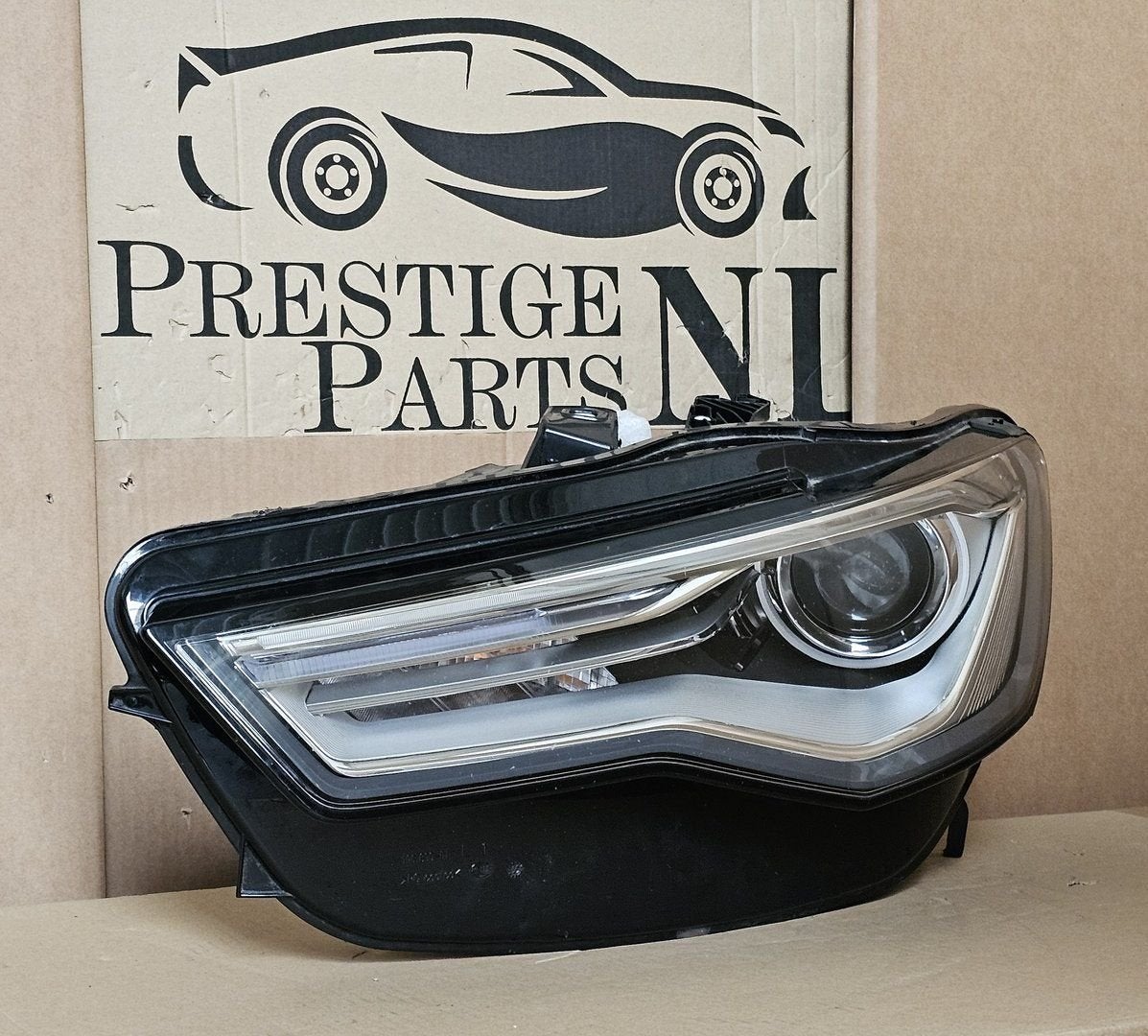 Koplamp Audi A6 C7 4G Facelift Xenon LED Links 4G0941043F, Gebruikt, -, Ophalen of Verzenden, -