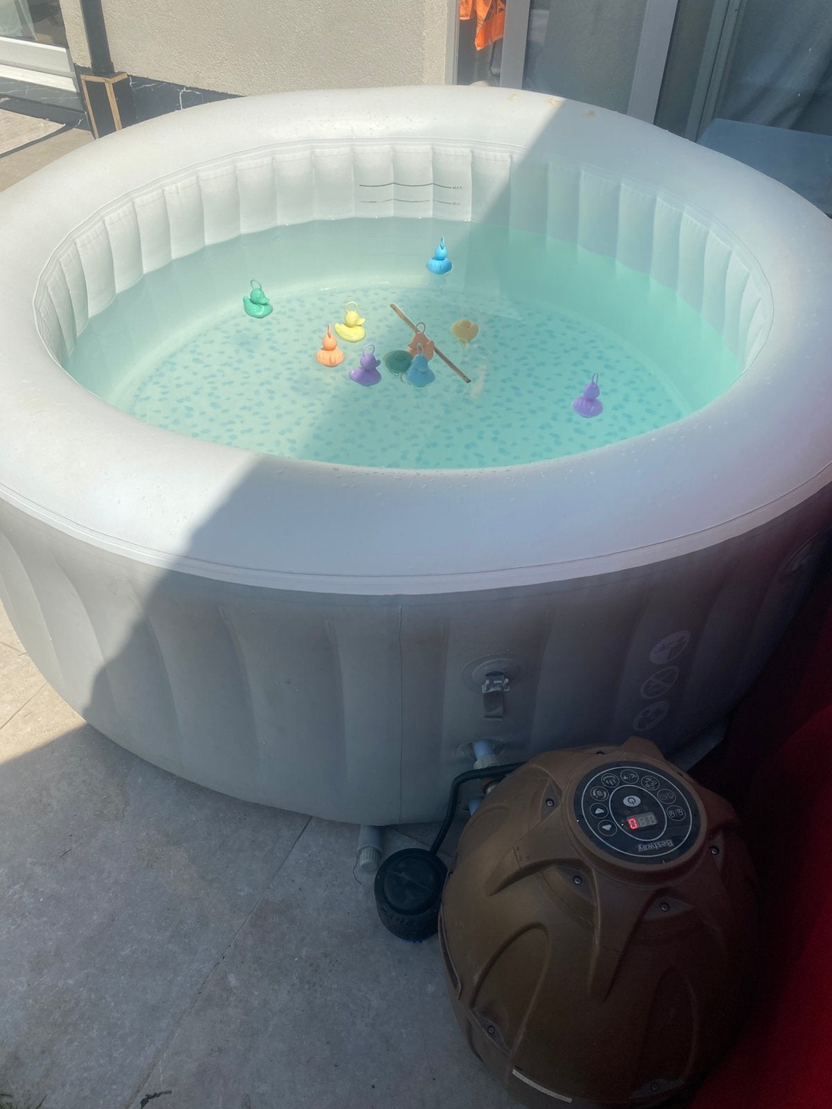 75euro moet vandaag weg, Jardin & Terrasse, Bains à remous et Spas, Enlèvement, Comme neuf