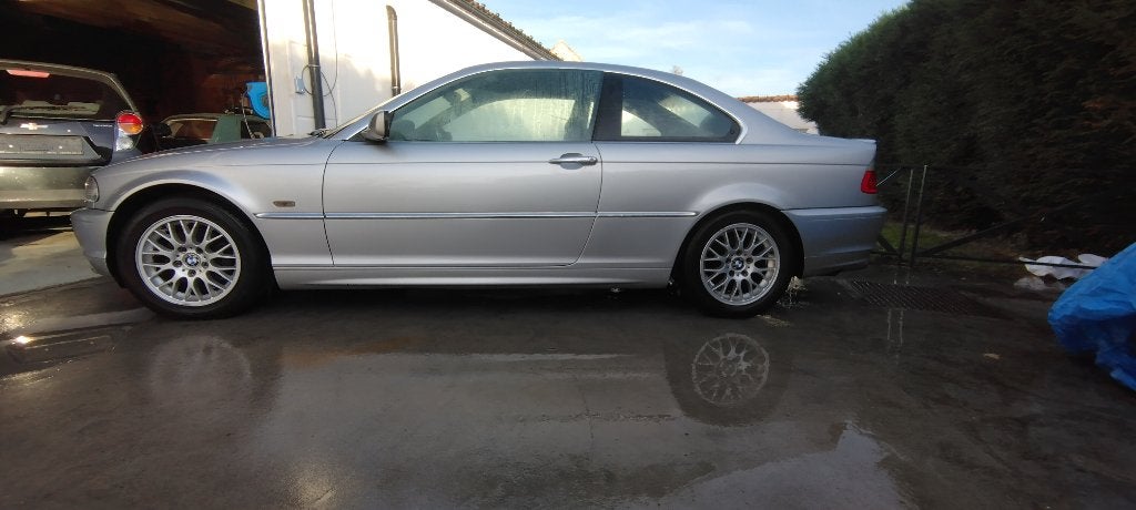 E46 3188CI N42B20 Coupé, Auto's, BMW, Euro 2, Achterwielaandrijving, Zwart, 1200 kg