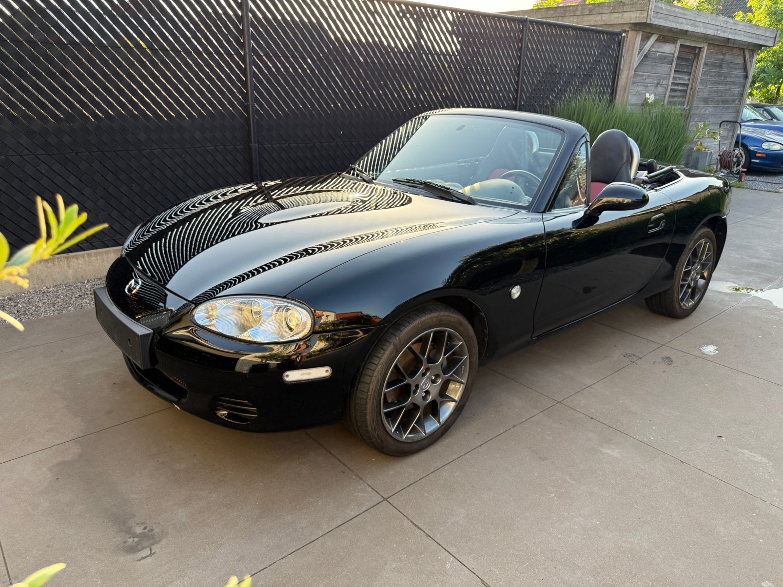 MX5 open air 89.xxxkm airco 1 jaar garantie, Auto's, Achterwielaandrijving, Zwart, USB, Cabriolet