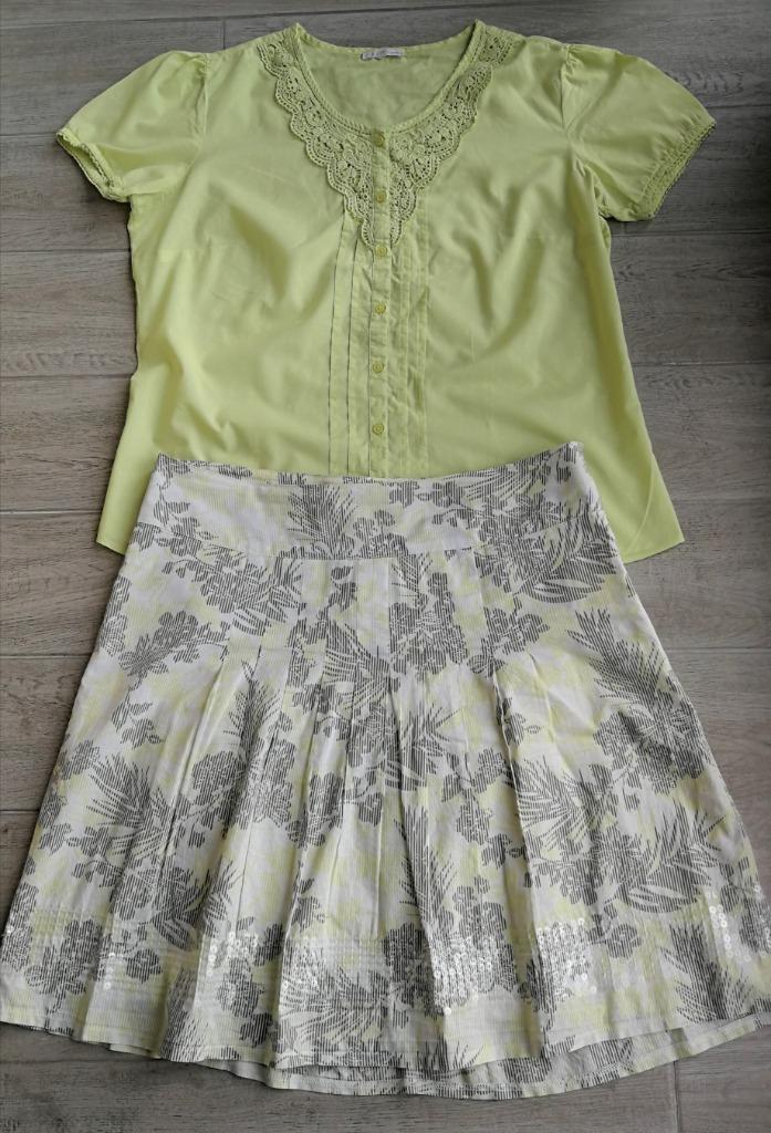 Zomerrok (Soyaconcept) + bloesje (Vögele) - maat 40-42, Kleding | Dames, Ophalen of Verzenden, Zo goed als nieuw, Maat 38/40 (M)