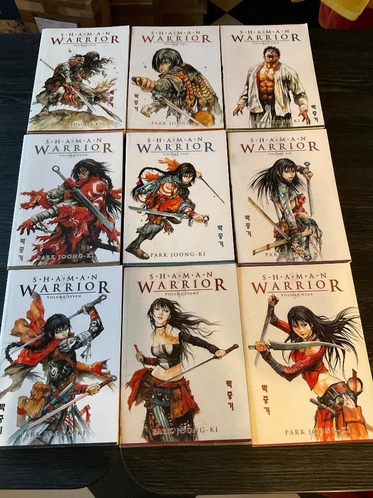Manga strips Shaman Warrior 1-9 compleet Engelstalig, Boeken, Complete serie of reeks, Ophalen of Verzenden, Gelezen