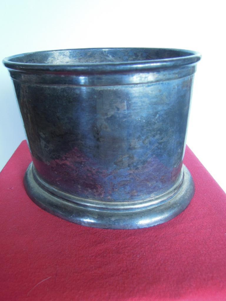 pot plaqué argent Claridge ovale 17 x 13 x H 11 poids 570gr, Enlèvement ou Envoi
