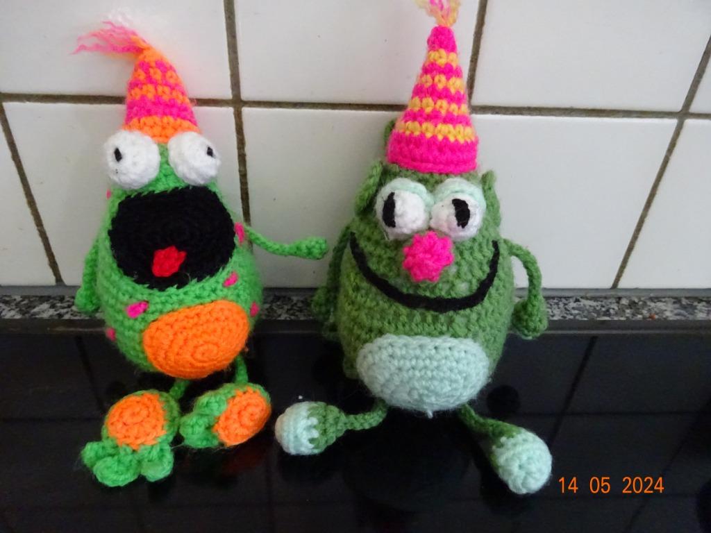 gekke gehaakte knuffeltjes, Ophalen of Verzenden