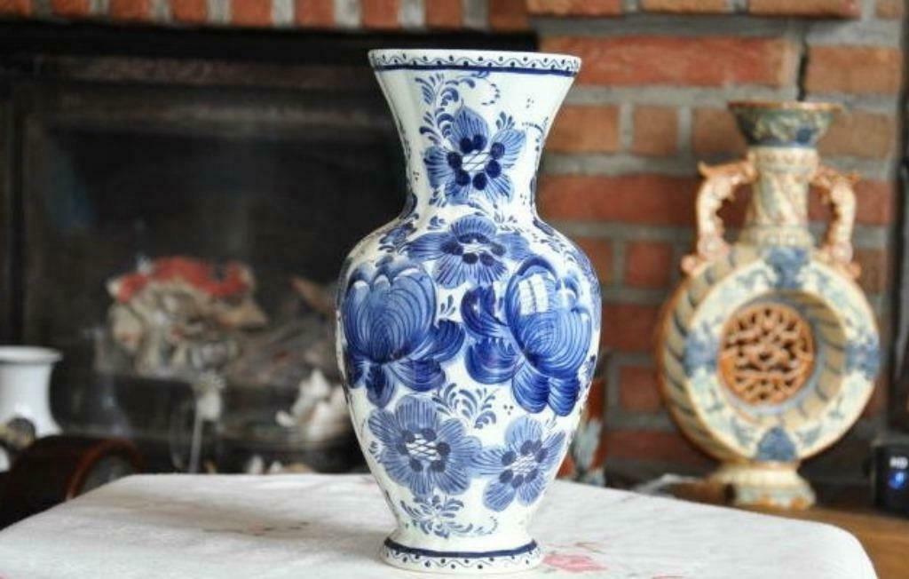 ancien vase bequet delft blauw BH, Enlèvement ou Envoi