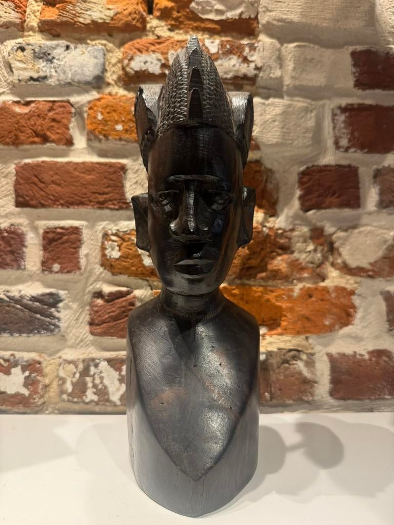 Afrikaans Ebbenhouten Beeldje, Ophalen of Verzenden
