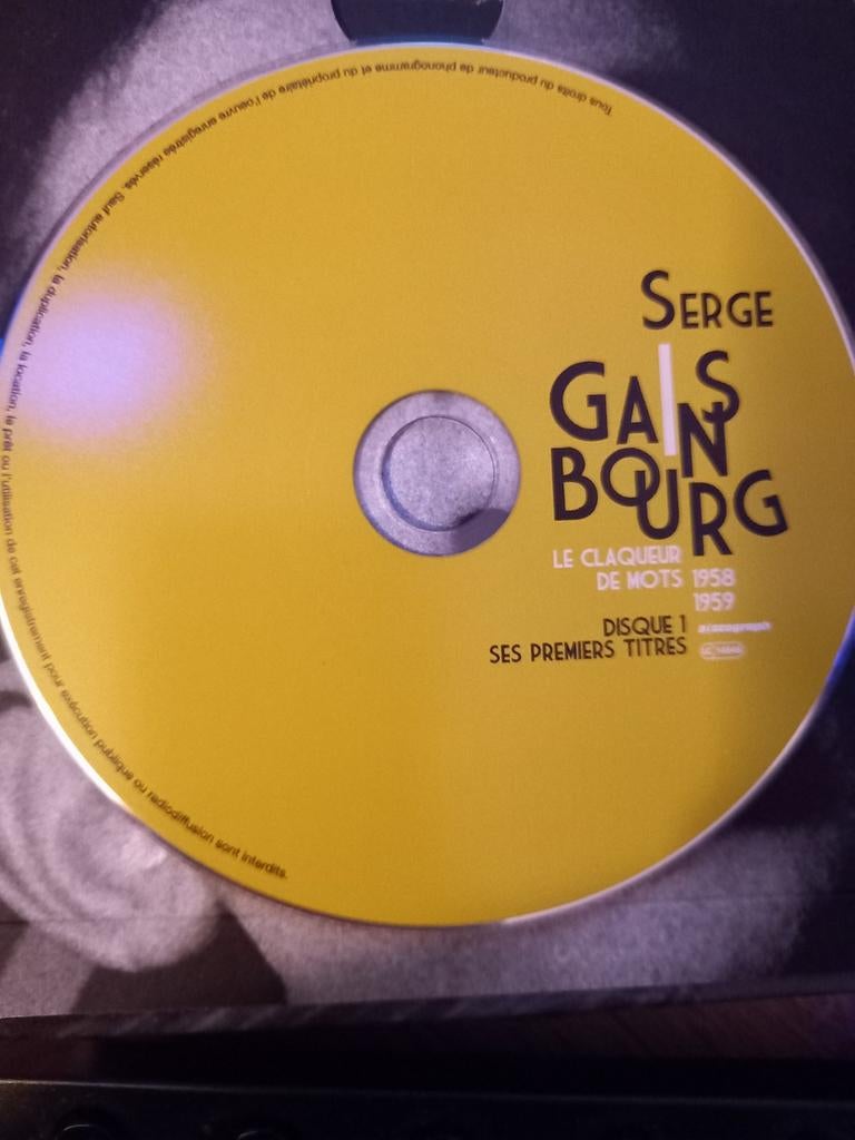 Serge Gainsbourg: Le Claqueur De Mots (1958-1959) 2 CD 💿 💿, Enlèvement ou Envoi, Comme neuf, Pop, Coffret
