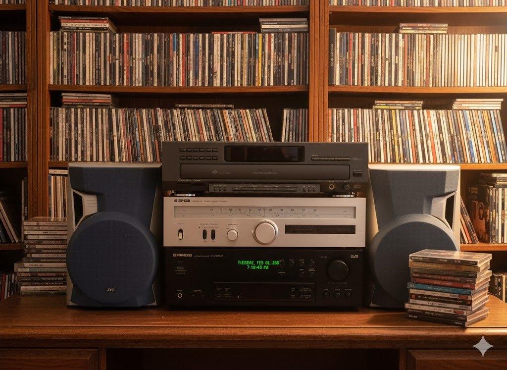 Chaine HI-Fi avec ampli + lecteur Cd + Radio, Enlèvement, Utilisé, Haut-parleurs, Pioneer