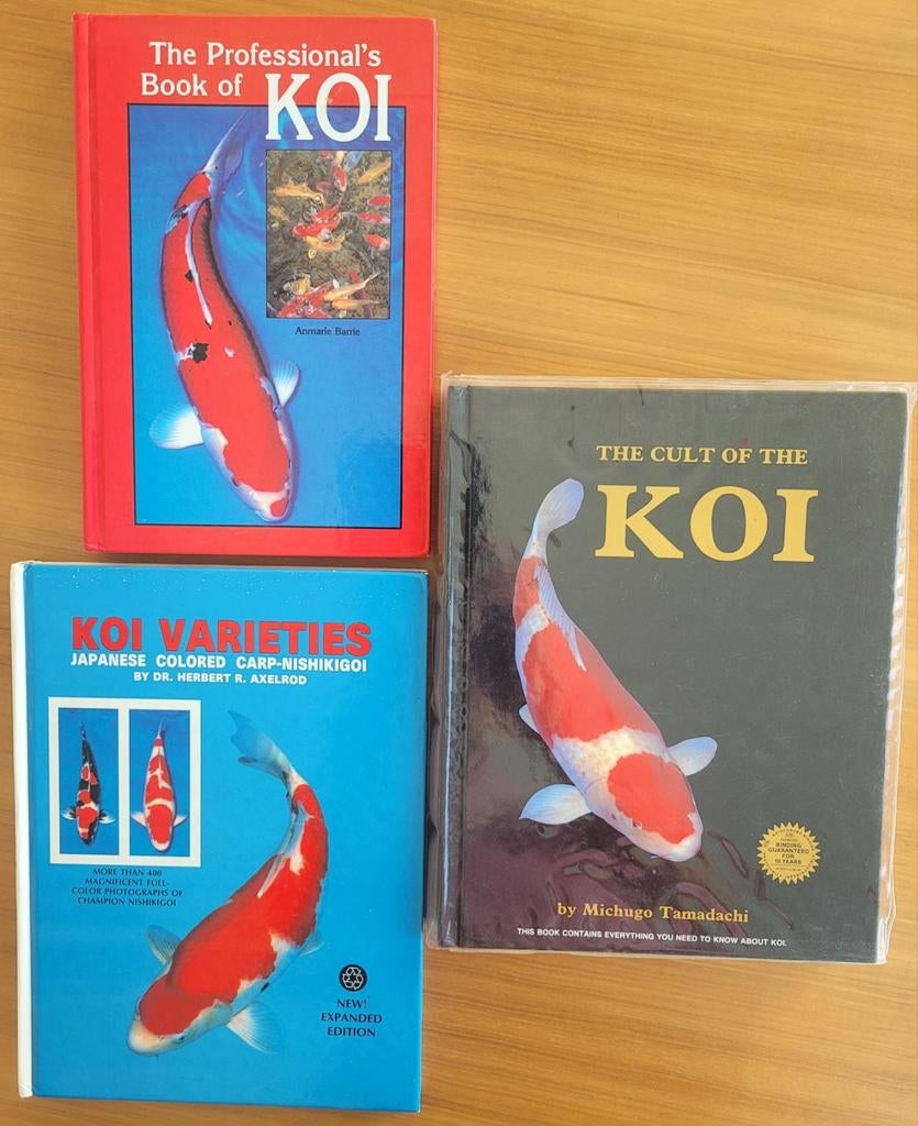 Koi - 3 livres en anglais LIVRAISON GRATUITE, Enlèvement