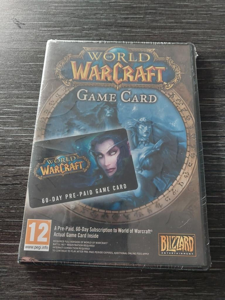 World of Warcraft: 60-Day Pre-Paid Game Card, Ophalen of Verzenden