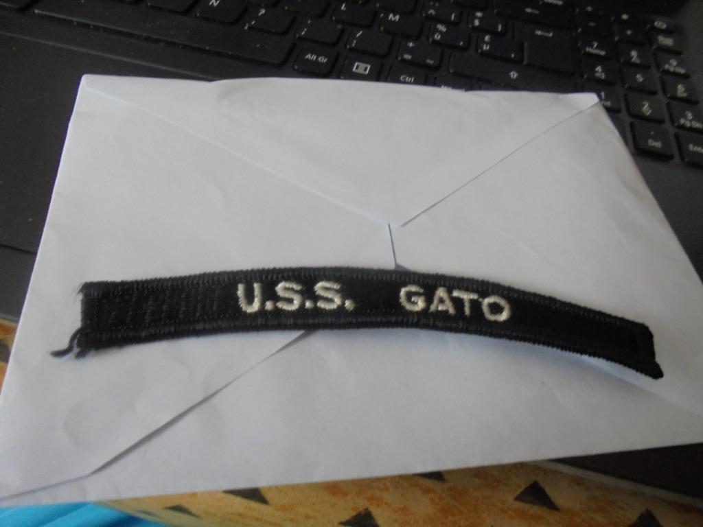 U.S.S. Gato, Enlèvement ou Envoi, Marine, Emblème ou Badge