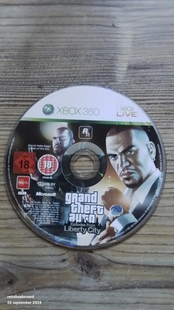 Épisodes de Grand Theft Auto tirés de Liberty City sur Xbox, Enlèvement ou Envoi, Comme neuf