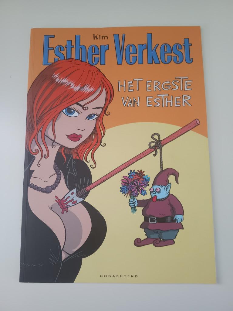 Esther Verkest - Het Ergste van Esther, Boeken, Eén stripboek, Ophalen of Verzenden, Zo goed als nieuw