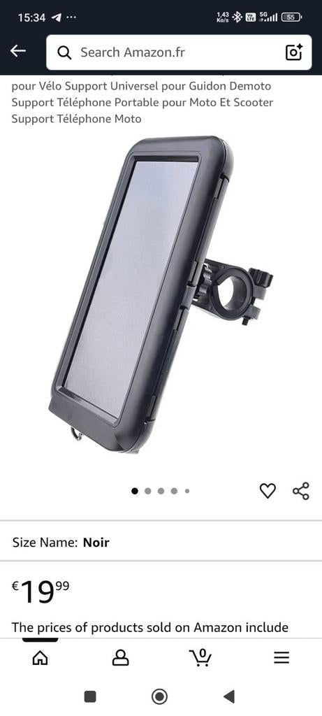 Support Téléphone  pour Portable étanche , tactile., Enlèvement ou Envoi, Neuf