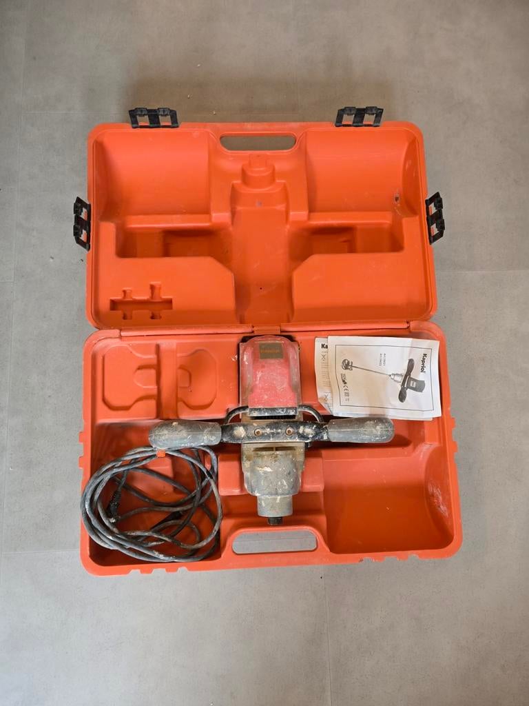Mortelmixer, Ophalen