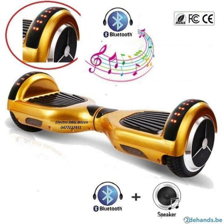 Hoverboard 6,5 pouces Bluetooth + gyroscope magnétique, Enlèvement ou Envoi, Neuf