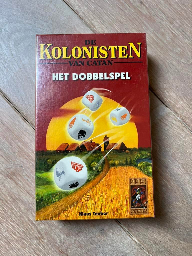 Nieuw spel ‘De Kolonisten van Catan - Het dobbelspel’, Hobby en Vrije tijd, Ophalen of Verzenden, Nieuw, 999 Games, Reisspel