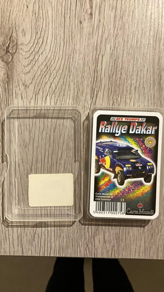 Ace kwartet “Rallye Dakar”, Verzamelen, Speelkaarten, Jokers en Kwartetten, Ophalen of Verzenden, Zo goed als nieuw, Kwartet(ten)