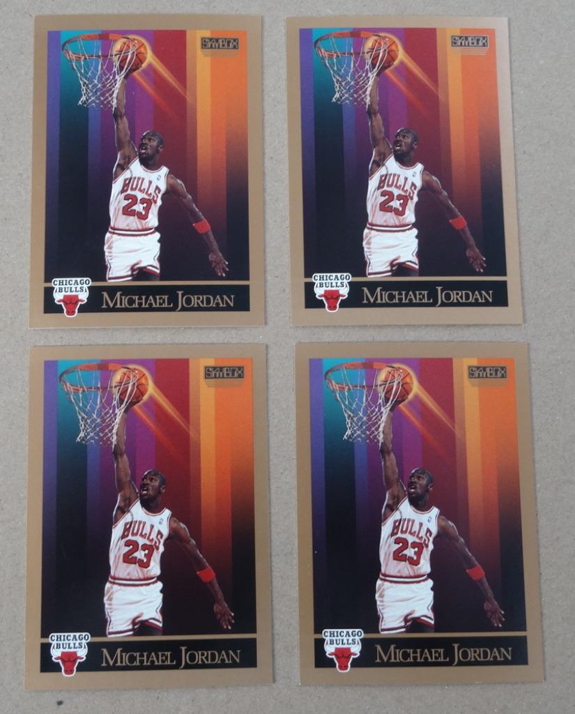 '90 Skybox Michael Jordan lot (4) grading material !!!, Sport en Fitness, Basketbal, Nieuw, Overige typen, Verzenden