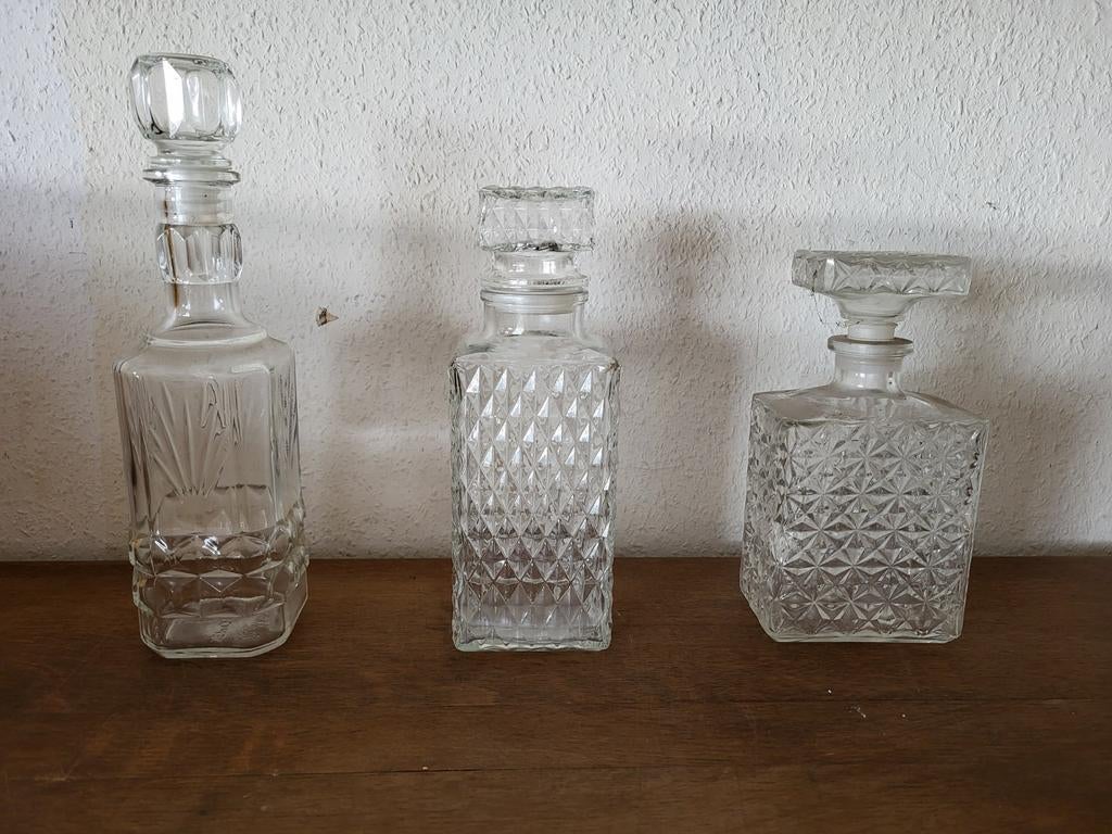 Set van 23 karaffen en flessen - whisky of parfum..., Antiek en Kunst, Ophalen of Verzenden