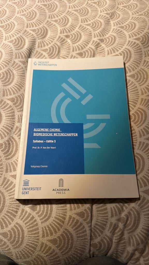 Algemene Chemie Biomedische Wetenschappen, Boeken, Studieboeken en Cursussen, Ophalen of Verzenden, Zo goed als nieuw