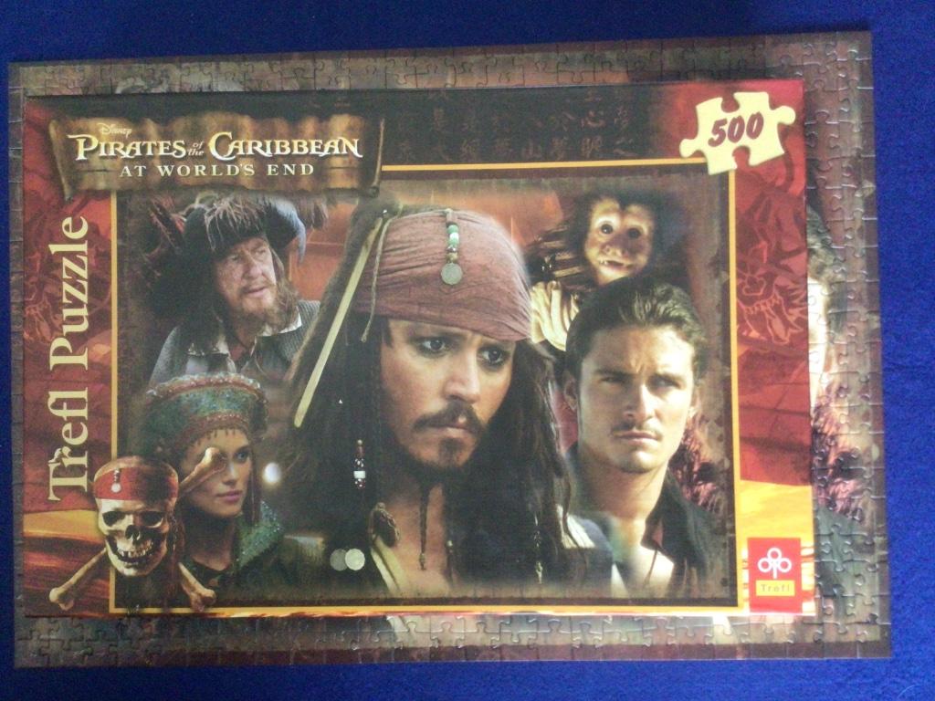Puzzel Pirates of the Caribbean 500 stuks, Hobby en Vrije tijd, Ophalen of Verzenden, Gebruikt