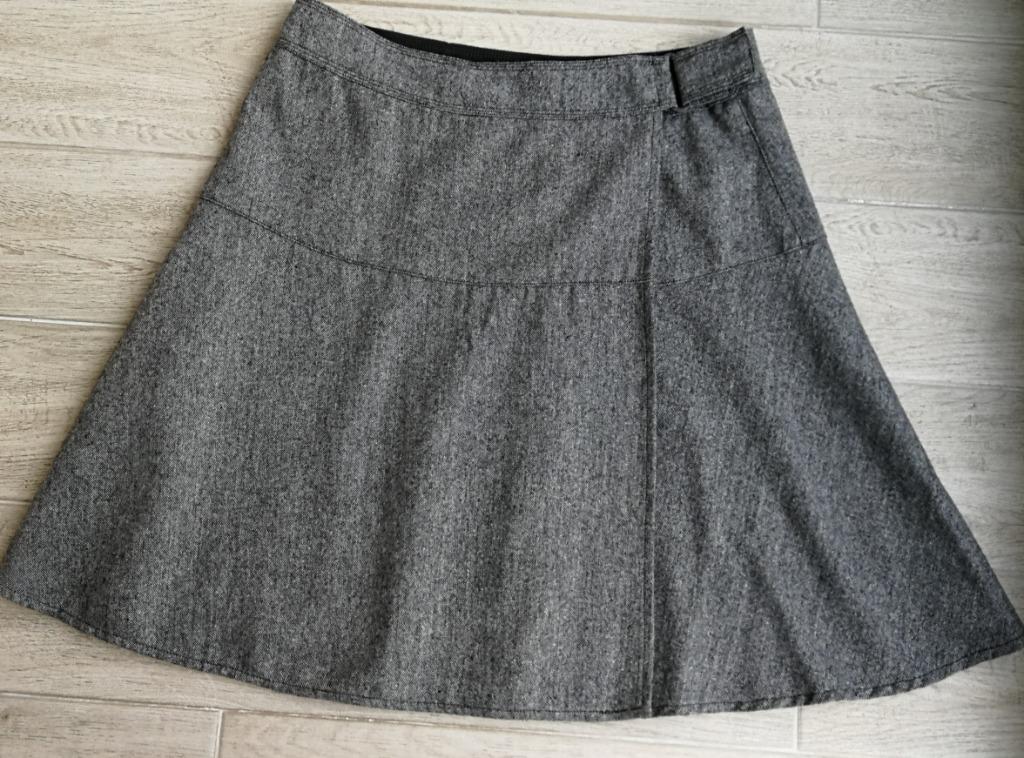 Jupe d'été grise - Yessica - taille 42, Taille 42/44 (L), Gris, Enlèvement ou Envoi, Comme neuf