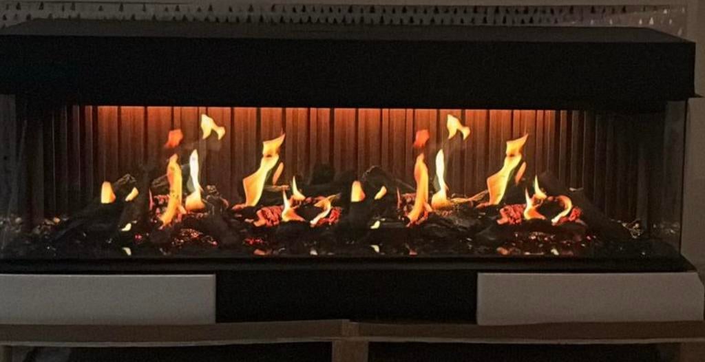 Inbouw elektrische haard – LCD-scherm 1250 (TS60H LCD), Ophalen, Zo goed als nieuw, Inbouwhaard